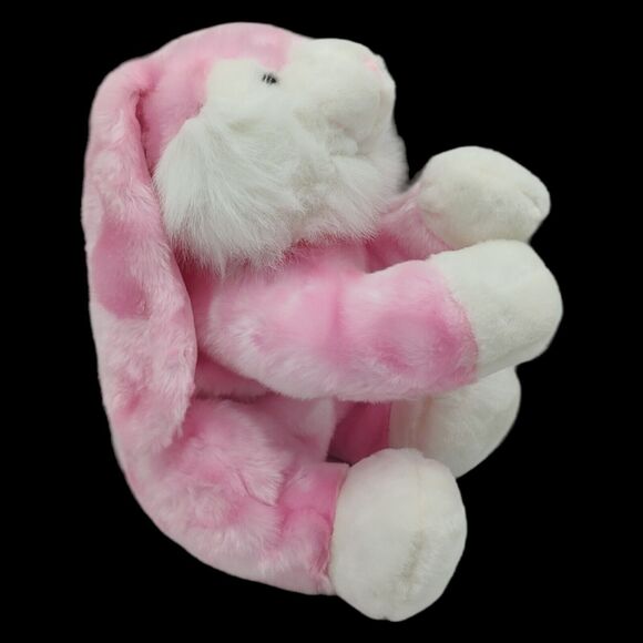 Easter Bunny Rabbit 19" Pink Floppy Reclined Stuffed Vintage Plush Best Made Toy - Picture 9 of 12